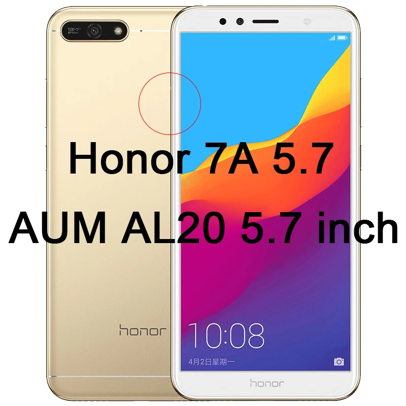 Honor 7A AUM AL20 9H HD прозрачное закаленное стекло протектор экрана для Honor 7C 8A 7A 6A Pro защитное стекло на huawei Honor 5A 4A - Цвет: Honor 7A AUM AL20