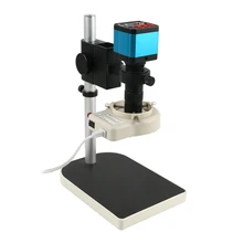 1080p 18MP 1080P HDMI USB промышленный электронный цифровой видео микроскоп камера 130x C крепление камеры для PCB IC ремонт пайки