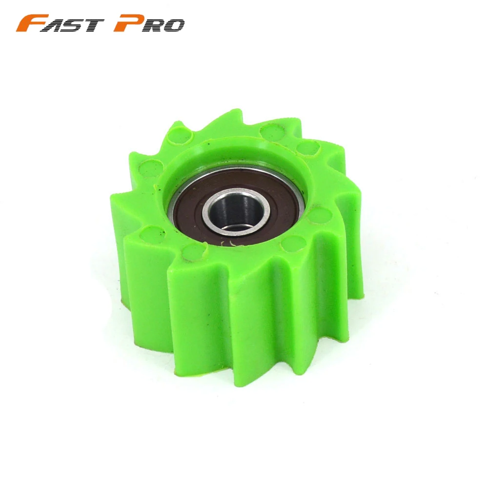 Green Chain Roller Tensioner Pulley Wheel Guide For Kawasaki Kx250f Kx450f 20062016 Dirt Bike