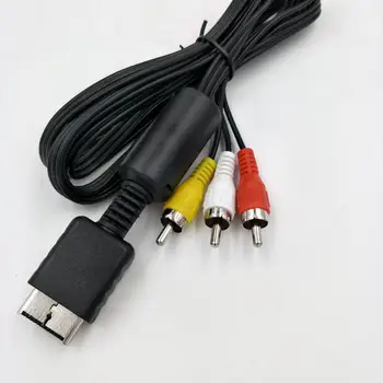

1.8M Audio Video AV Cable for PS3/PS2 HD Component Video Cable for Playstation 2 Game HDTV 500pcs/lot