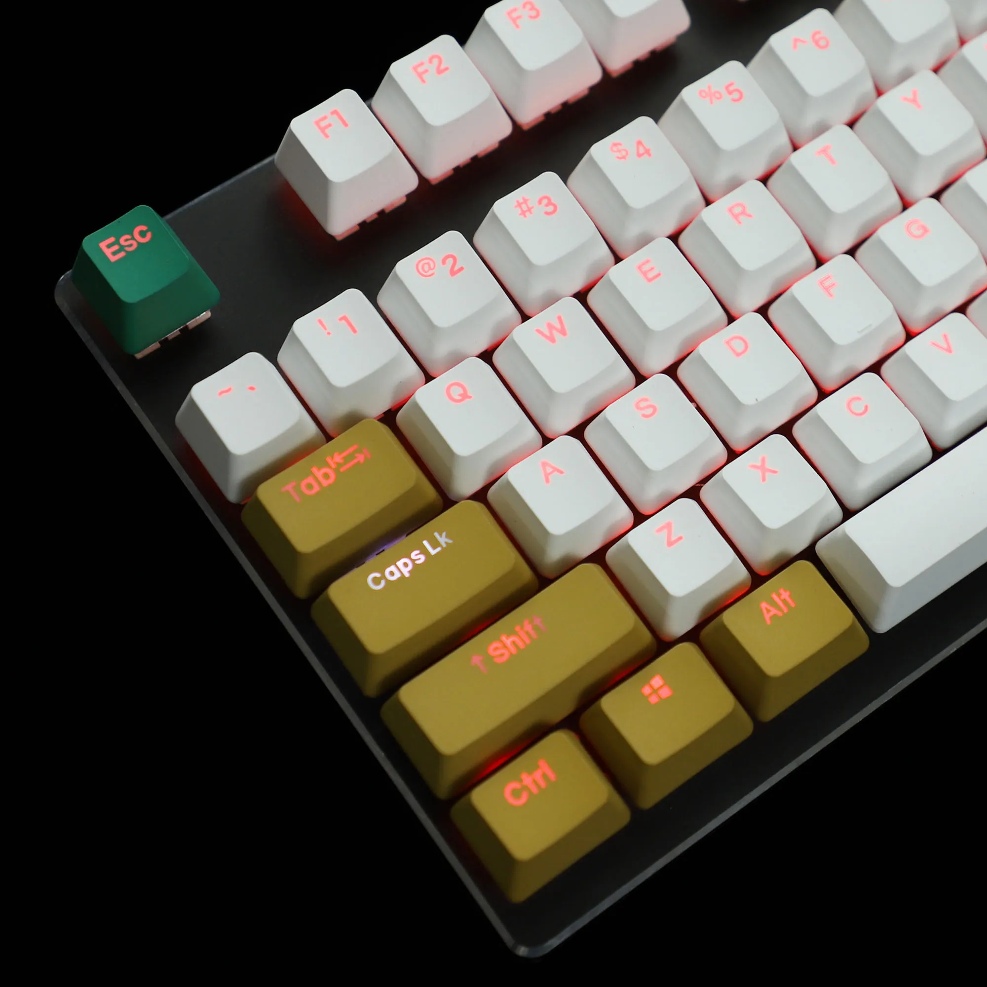 108, 122 PBT, OEM Perfil Keycap para Switches MX, Teclado Mecânico