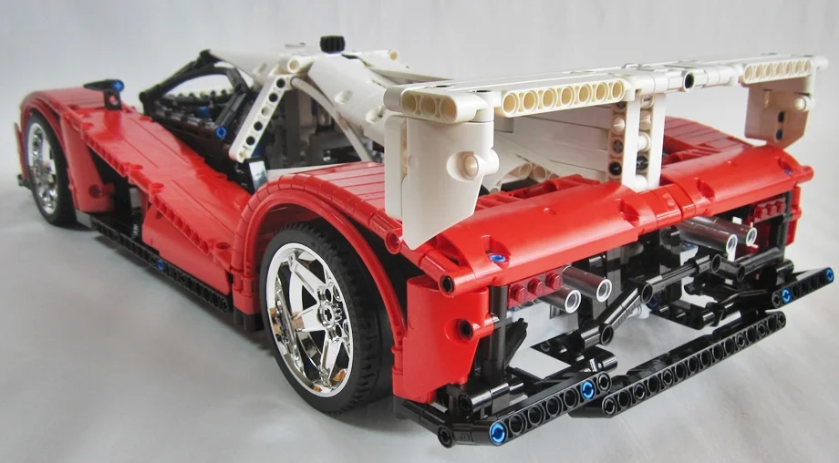 MOC-3092 Le Mans Technic серия F1 Запчасти для гоночного спортивного автомобиля посылка, строительные блоки, детские игрушки
