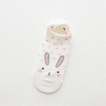 

2020 New Autumn Breathable Kawaii Cartoon Women Comfortable Cotton Socks Anti-Slip Teenage Girls Slippers Short Ankle Cute Socks