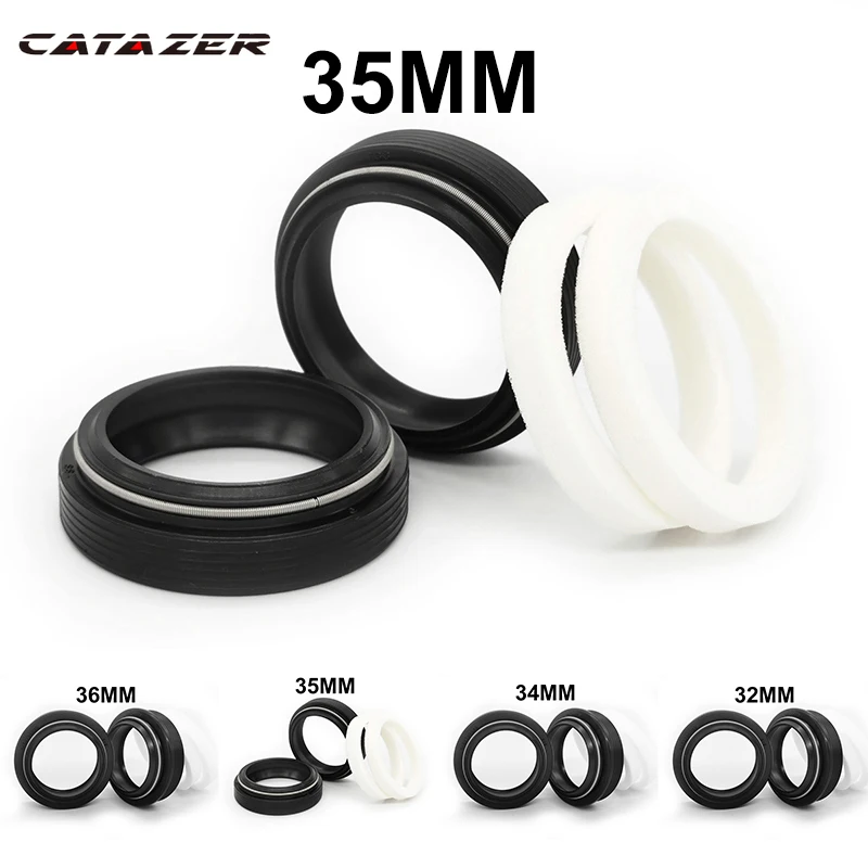 30/32/34/35/36mm Oil Seals Bike Bicycle Front Fork Dust Seal For Fox Rockshox Xfusion Magura | Спорт и развлечения
