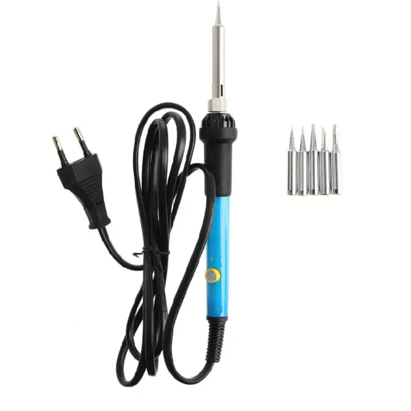 

Soldering Iron Set Kit 60W Electric Adjustable Temperature LCD Digital Display 13 Accessories Solder Station Hand Welding Repair