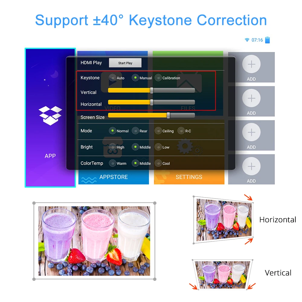Everycom S10 DLP мини проектор Android 7 0 карман Портативный Поддержка 4K AC3 WI FI Bluetooth для дома