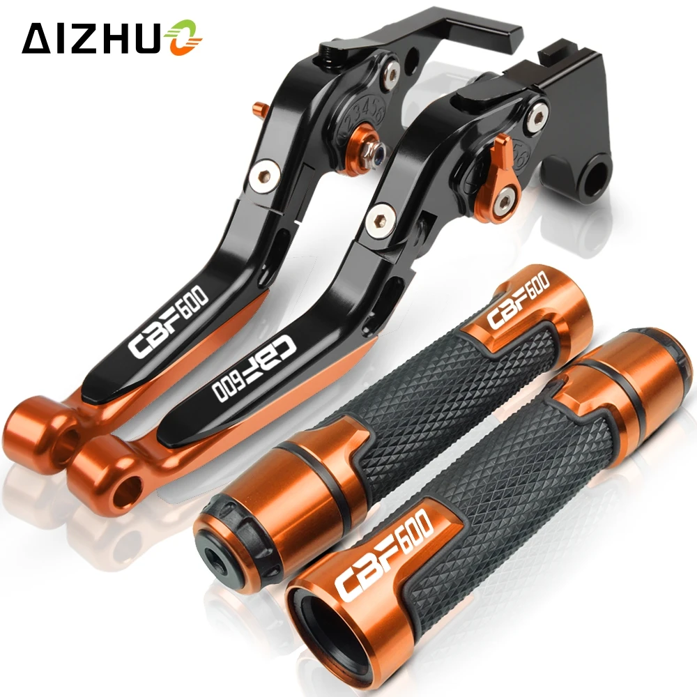orange3 Для Honda CBF600 CBF 600 SA CBF 600 2004-2007 2005 2006 CNC алюминиевый тормозной рычаг сцепления рукоятки - Цвет: orange3