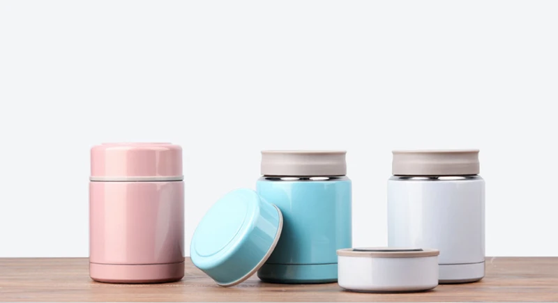 304 stainless steel beaker beaker insulation pot portable porridge porridge vacuum smoldering jar 400ml19