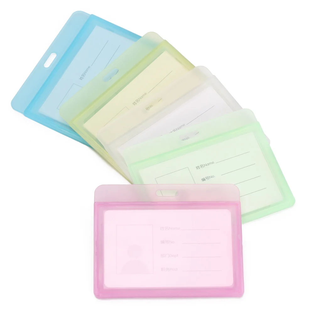 

1 Pc Durable Badge Card Holder Hospital Nurse School Entrance Guard & Chest Card Key ID Name Card School Office Supplies