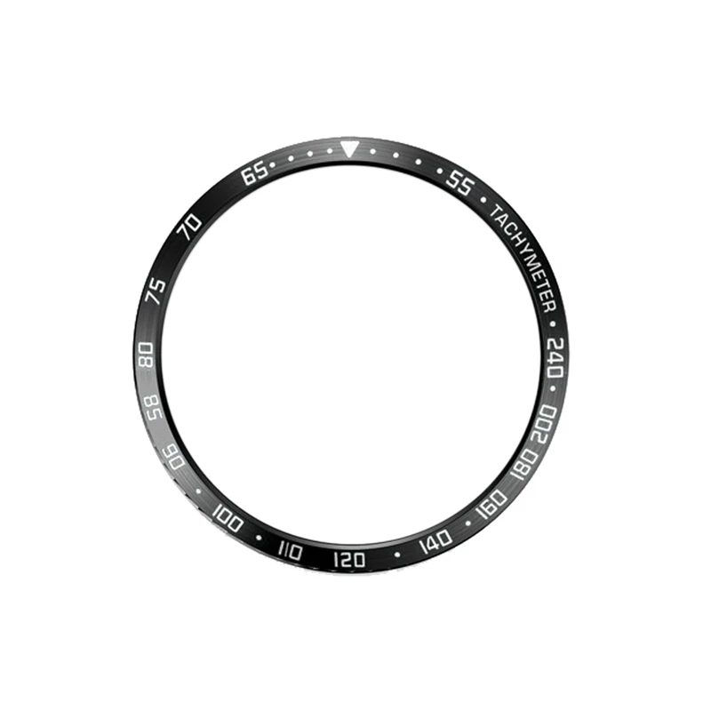 SilverBlack Для samsung Galaxy Watch 42 мм смарт БЕЗЕЛЬ для наручных часов кольцо клеющаяся крышка против царапин металлическое защитное кольцо - Цвет: SilverBlack