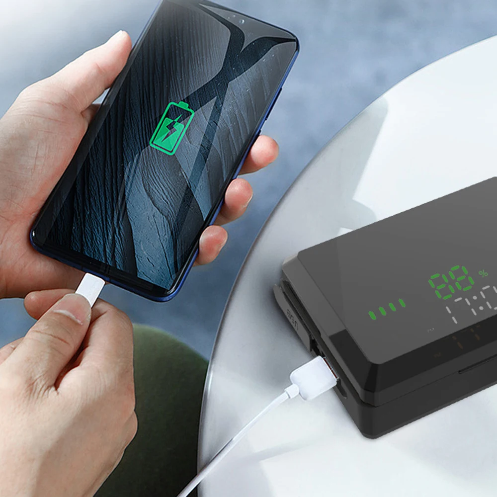 Toque do Bluetooth Fone de Ouvido Carregamento da Caixa + Tempo Música de Lítio de 6800mah com Indicador de Temperatura de Carregamento Mini Esporte Ruído Redução da Caixa + Tempo c6 Tws 5.0 8 C6 TWS 5.0 Toque Do Bluetooth Mini