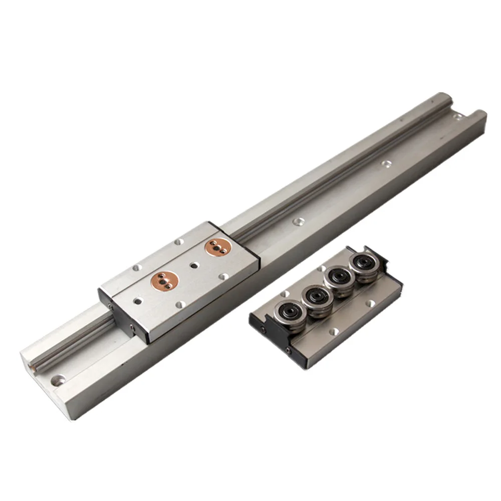 

Built-in dual-axis linear guide 38mm SGR15N Roller slide 1 set: 1 SGB15N block and 1 SGR15N guide Length 300 400 500 600 700 800