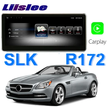 شراء Liislee سيارة مشغل وسائط متعددة نافي 8.4 بوصة لمرسيدس بنز MB SLK R171 R172 2009 ~ 2015 NTG CarPlay راديو ستيريو لتحديد المواقع والملاحة