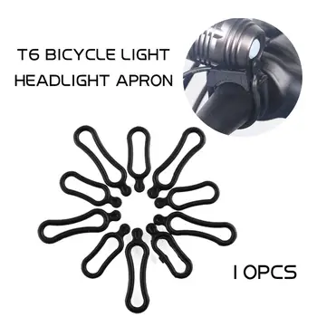 

10pcs 5 Pair Black Rubber Rings For Q5 T6 LED Headlight Headlamp Torch Bicycle