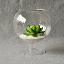 Прозрачная стеклянная ваза стеклянный террариум чашка в форме бутылки украшения сада орнамент