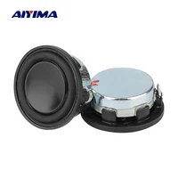 AIYIMA 1 inch 4 ohm/8ohm 3W Mini Speaker 28mm Full Range Midrange Bass PU Side Bluetooth Ultra-Thin Round Neodymium Speakers 2PC 1