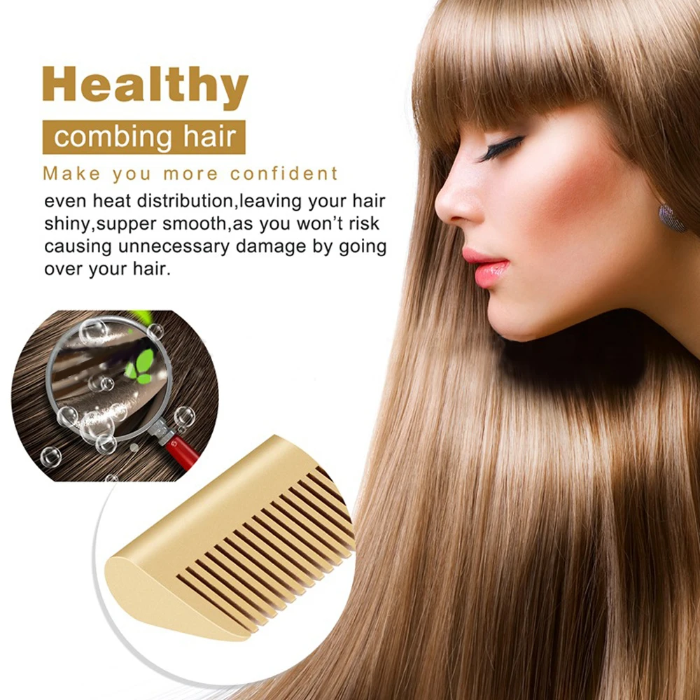 Multifunctional Hot Comb Hair Straightener For Wigs Anti-scalding