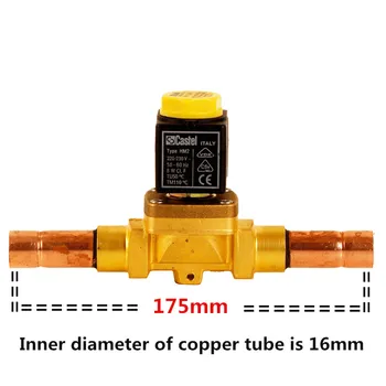 

Castel welding Type 1078/5 air conditioning freezer solenoid valve 1078/5A6 Inner diameter of welded pipe is 16mm
