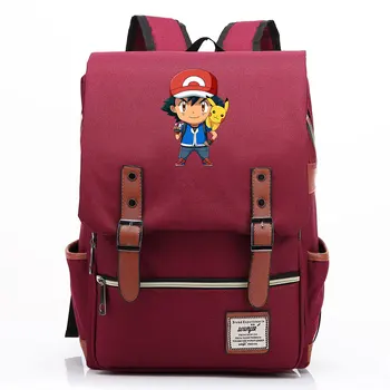 

Cartoon Anime Anime Pocket Monsters Squirtle Buckle Children School bag Teenagers Student Schoolbags Women Bagpack Men Backpack