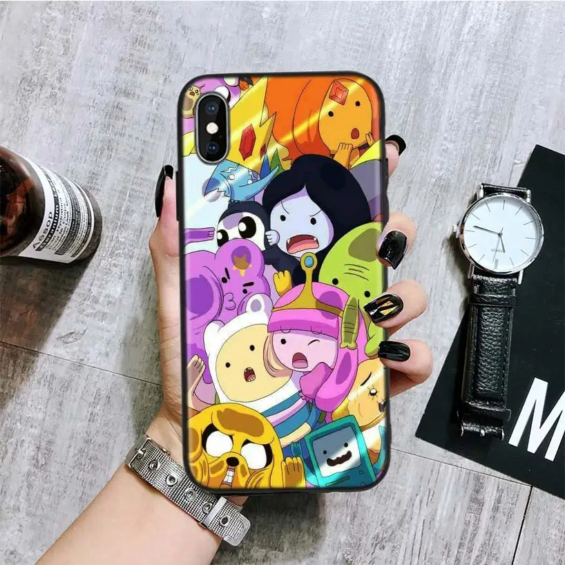 Специальная Черная задняя крышка для Apple IPhone 11 Pro XS MAX XR 7 8 6 6S Plus X 10 Ten 5 5S SE Coque Shell