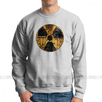 

Stalker Radiation Symbol Men Hoodie Funny Cotton Sweatshirt Crew Neck Classic Fit Pullover for Men