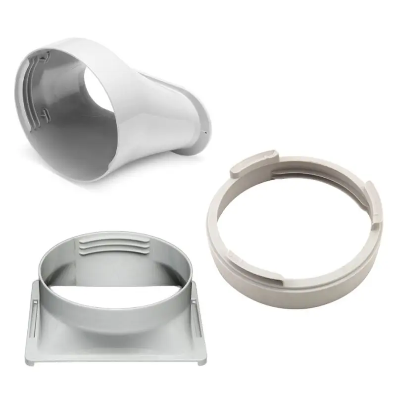 

New Home Decor Portable Air Conditioning Body Exhaust Duct Interface ABS Home Air Conditioner Parts Exhaust Pipe Connector