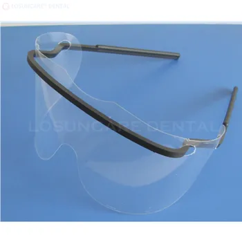 

2 Sets Dental Medical Protective Eye Glasses Shield Anti-fog Mask Plastic Protective Cover Masks