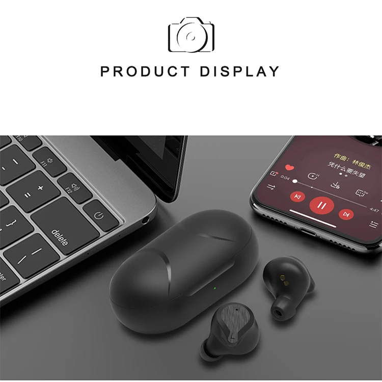 TS40 TWS беспроводные Bluetooth наушники Bluetooth 5,0 сенсорное управление в ухо носить безопасно 18 ч Время воспроизведения для IOS и Android