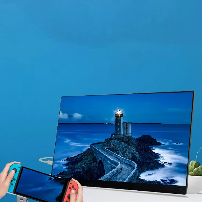 13 3 дюймовый Портативный монитор Тип C HDMI 1080P HD игровой внешний PressDisplay для