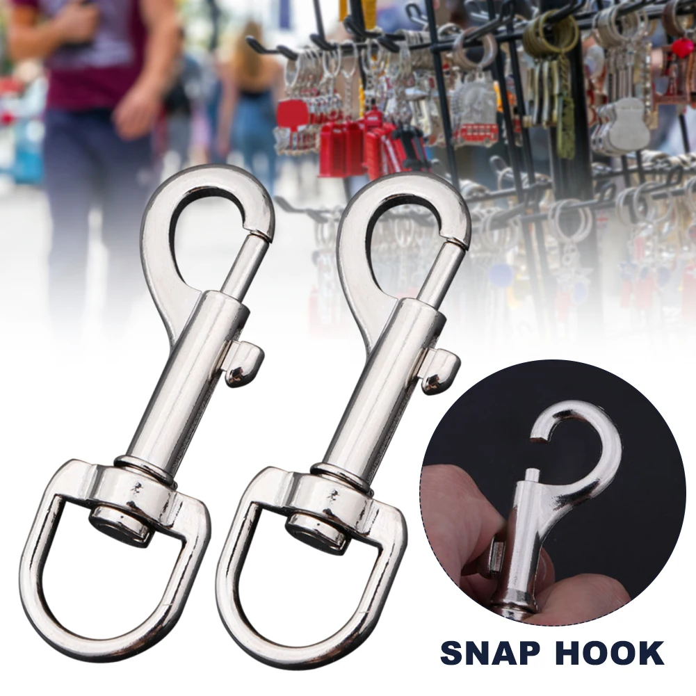 Eye Bolt Zinc Alloy Dog Rustproof Buckle Swivel Snap Hook Replacement Parts Hardware Single Ended Marine Pet Leashes Sports 2pcs swivel shackle