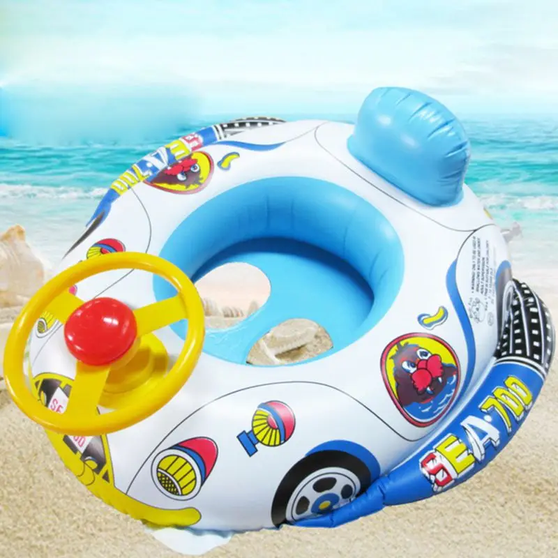 Надувное кольцо для плавания Baby Sea Life Buoy Yacht надувное сиденья с рожком