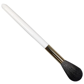 

Professional Makeup Brushes Soft Hair Highlighter Brush White Handle Brush Makeup Brush