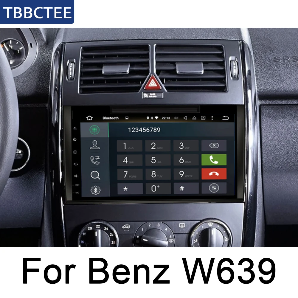 Автомагнитола для Mercedes Benz W639 2003 ~ 2012 NTG мультимедийный плеер GPS навигация Android