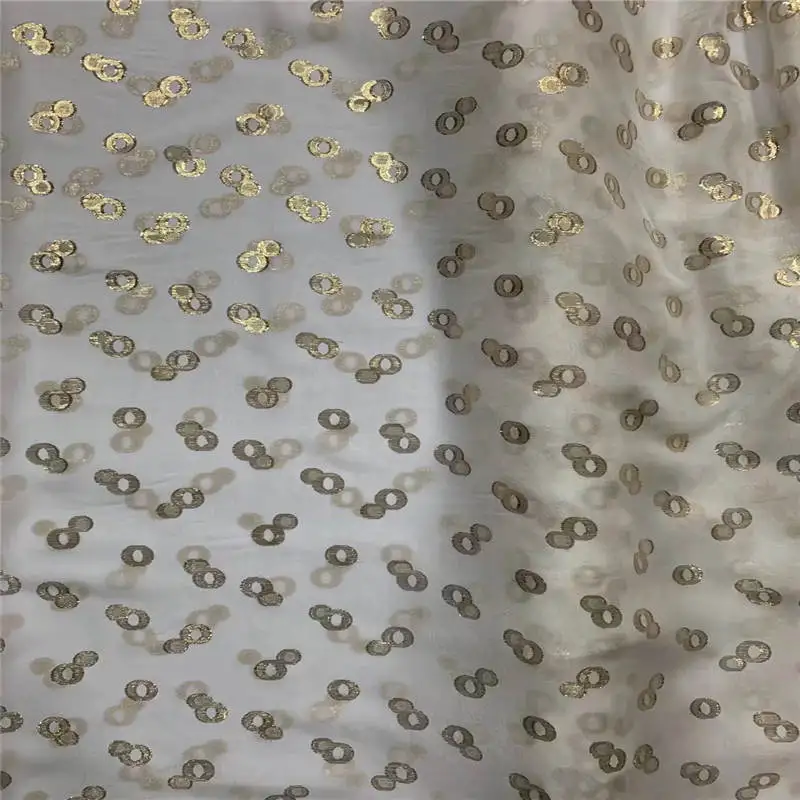 2+3.6+2 Yards Three-Piece Suit Silk Fabric 2022 High Quality Embroidery Printing Silk Fabric For Sewing Textile Material.N19