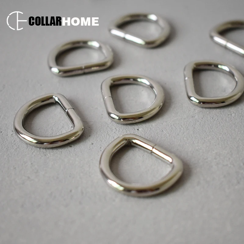 1 set metal adjusters buckle 20mm webbing D rings clip hook for bag dog collar leash sewing accessories connection buckles