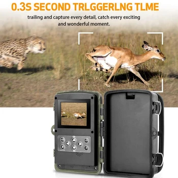 

2-inch TFT Color Screen 20MP Outdoor Hunting Camera Motion Sensor Night View PIR Trail Camera IP65 Waterproof