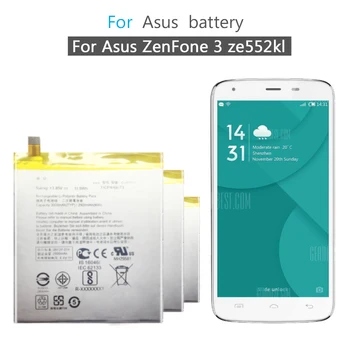 

Mobile Phone Battery For Asus ZenFone 3 ZenFone3 Ze552kl Z012da/e Replacement Battery C11P1511 3000mAh