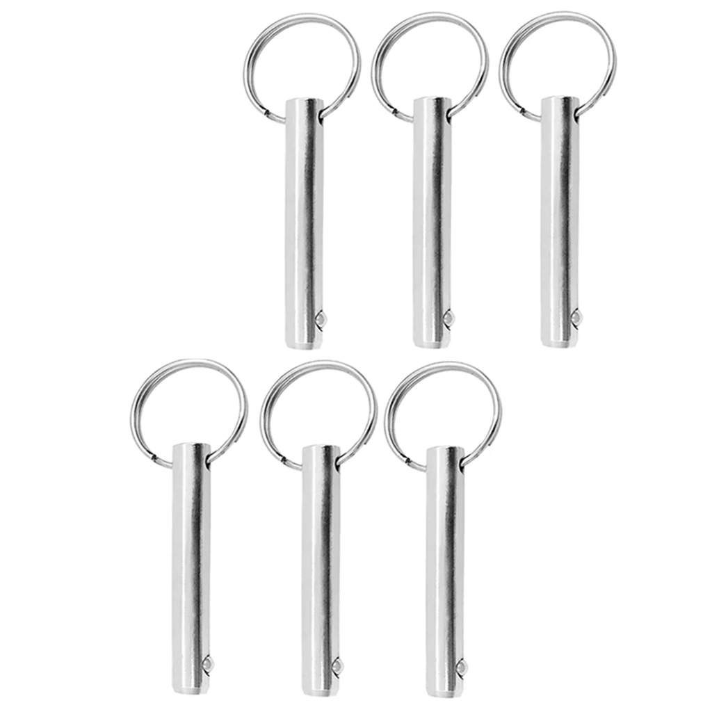 10PCS 10mm Quick release pin, 316 Stainless Steel with Sprung Ball End