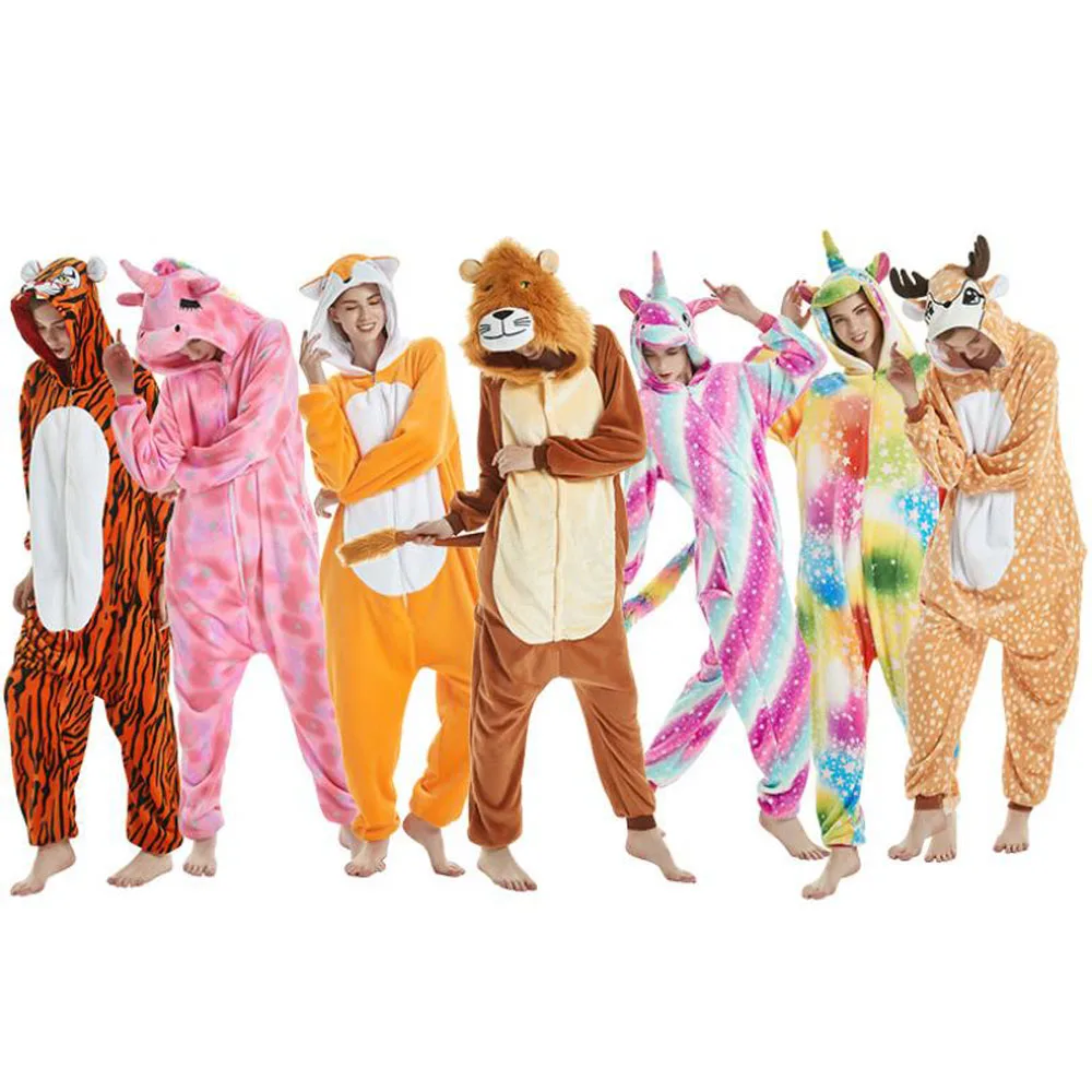Одежда для маленьких детей в виде радужного единорога, Пижама Kigurumi для детей «Стич», «панда» для детей рисунок «Hello Kitty» животного, единорог, комбинезоны для девочек