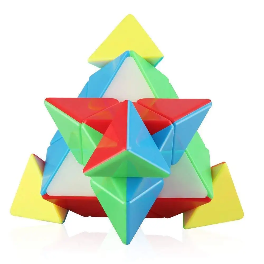 3x3x3 Moyu Pyramid Tetrahedron Cubing классная скорость магический куб без наклеек головоломка твист многоцветная головоломка 3x3