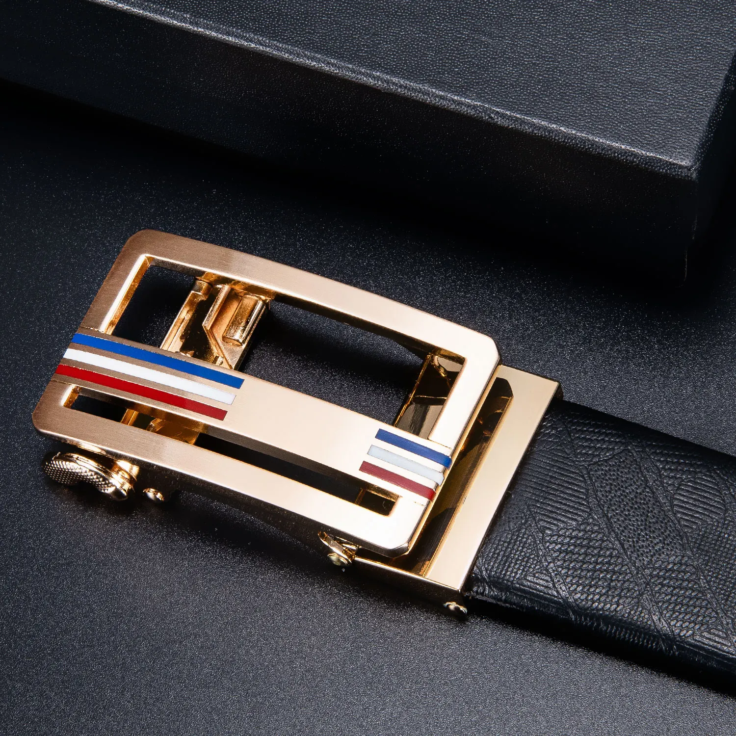 Famous Brand Automatic Belt Buckles for Men 3.5cm width Luxury Big Metal Buckle Head Gold Cowboy