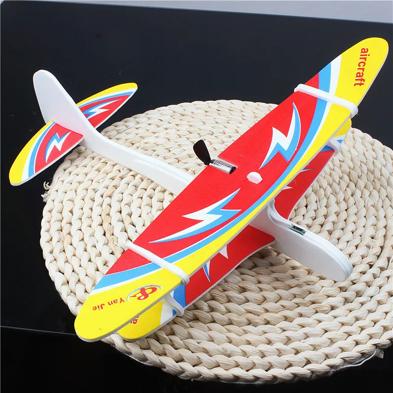 

New Style Electric Capacitance USB Rechargeable Hand-Tossed Glider EPP Easy to Fly Drop-resistant Electric Cyclotron Hand-Tossed