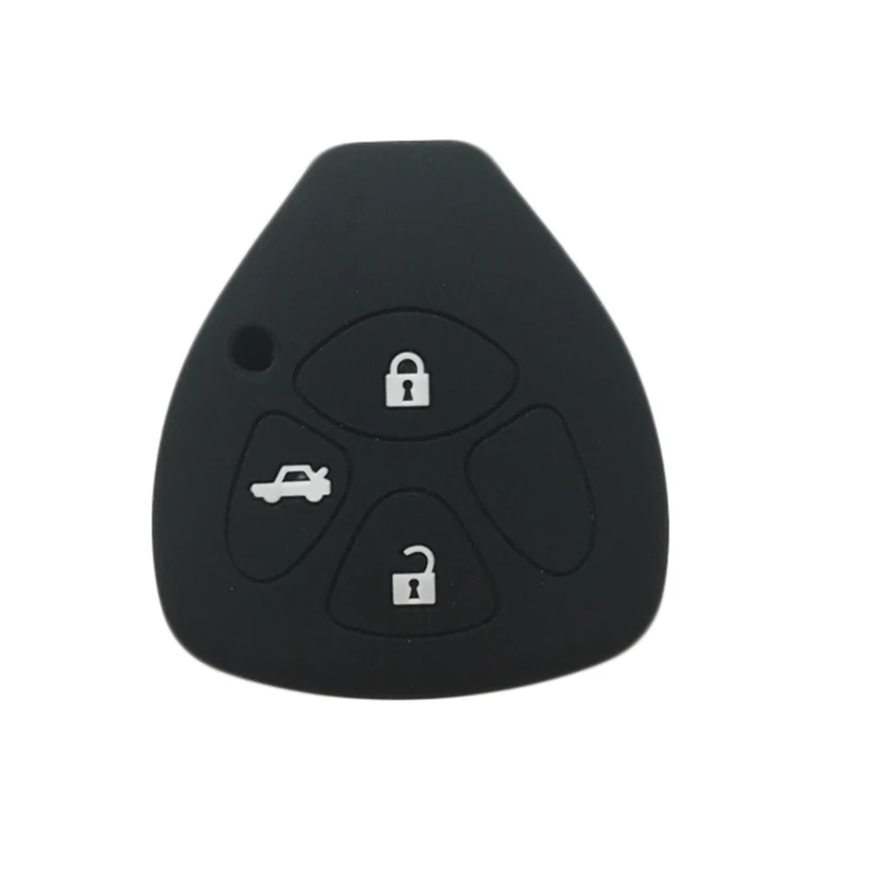thumbnail image 1 of Estuche para llaves para Toyota Yaris/Vitz Auris Mk I 2007 Corolla Verso Hilux 7 RAV4 Porte Camry Funda para llave de coche Llavero 2/3/4 botones, 1 of 5