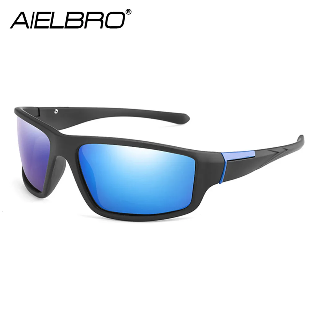 AIELBRO Luxury Polarized Cycling Glasses Bicycle Polarized Sunglasses