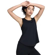 Женская задняя ласточкин хвост Дизайн Йога Топ майка Женская сетка Свободный жилет Фитнес Танк бег дышащий тренажерный зал тренировки Спортивная рубашка