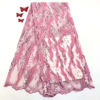 

African Cotton Lace Fabric 2019 High Quality Swiss Voile Lace In Switzerland Nigerian Lace Materials Dresses For Women