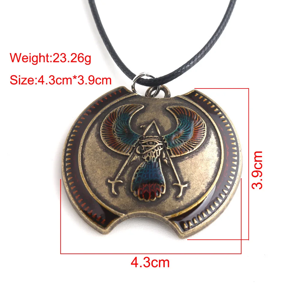 necklace Модные ювелирные изделия игра Assassins брелок с символами веры воздушный voyance кулон щит брелок для женщин мужчин вентиляторы дети реальные фотографии - Цвет: necklace