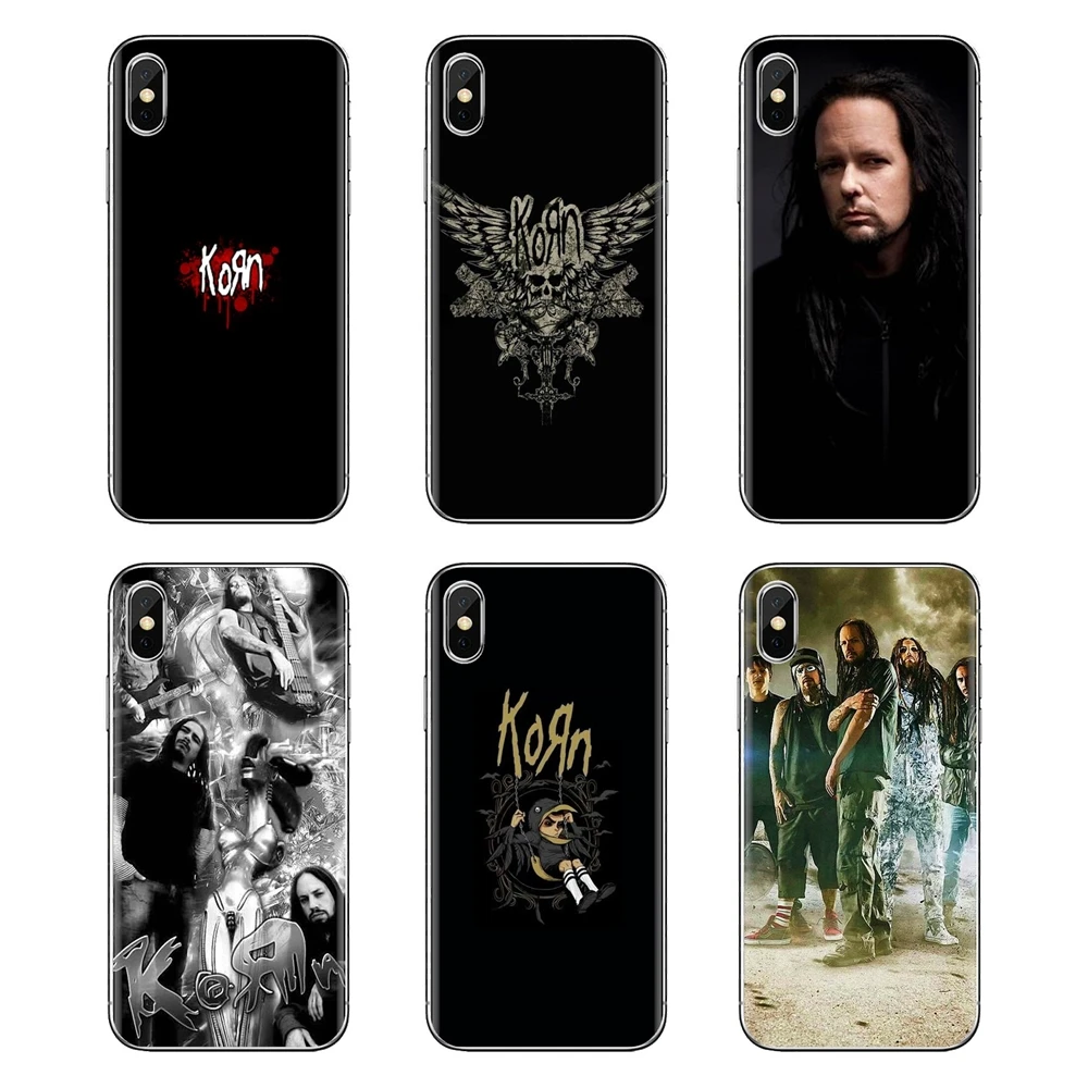 Силиконовый чехол для телефона Korn Heavy Jonathan Davis iPod Touch Apple iPhone 11 Pro 4 4s 5 5S SE 5C 6 6S 7 8 X XR XS