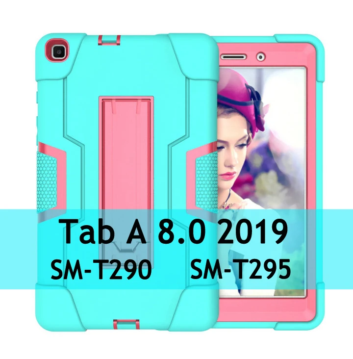 Для samsung Galaxy Tab A 8,0 защитный чехол PC чехол на заднюю панель samsung Tab A8 чехол 8 8A SM-T290 SM-T295 SM-P200 P205 S Pen - Цвет: ARR for T290 T295