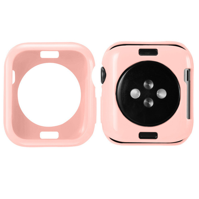 Soft Silicone Case for Apple Watch 6 SE 5 4 3 2 1 40MM 44MM Cover Protection Shell for iWatch 4 5 6 3 2 42MM 38MM Bumper